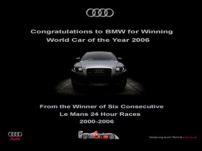 Audi - Лучшую машину мира 2006