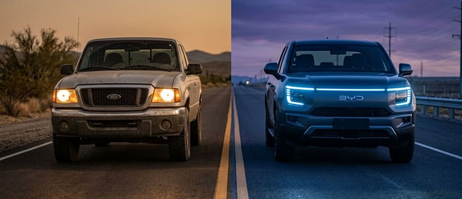 BYD Shark против Ford Ranger