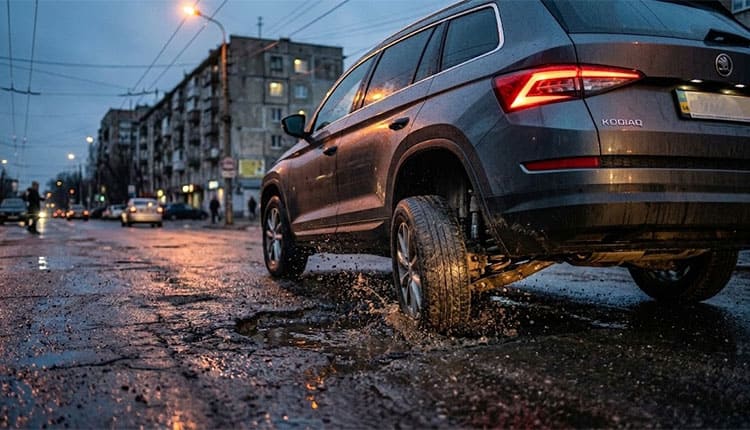 Skoda Kodiaq: проблемы с задней подвеской и стук на кочках