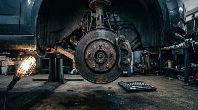 Skoda Octavia: шум подшипников ступиц и гул на скорости