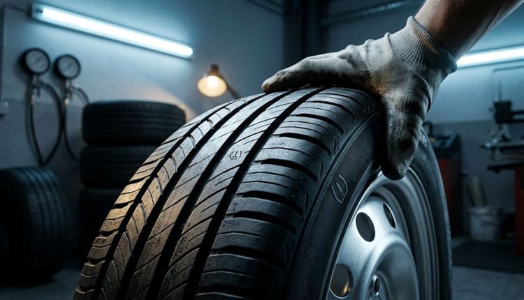 Правильный момент замены автомобильных шин.