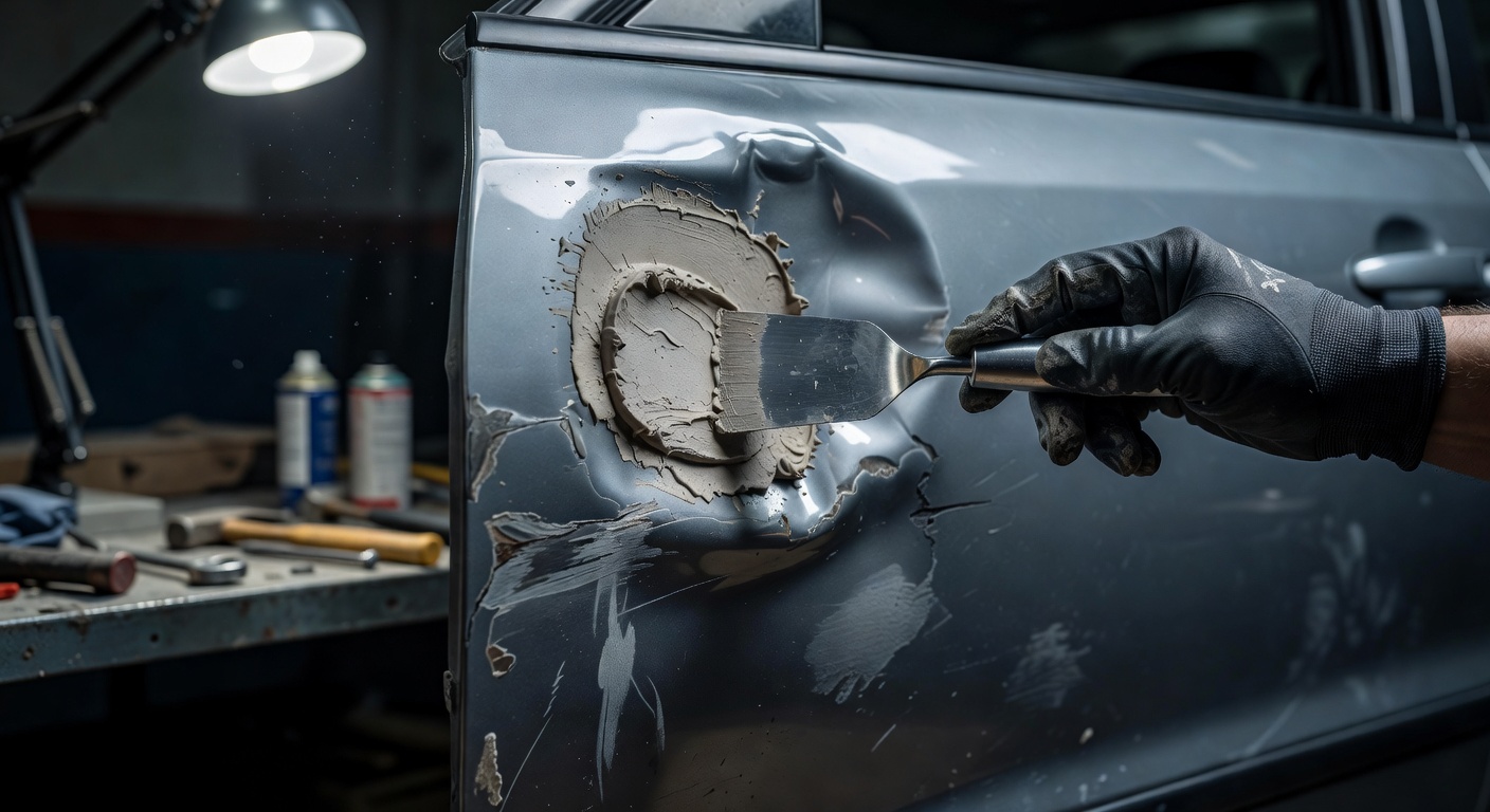 Шпаклёвка для авто: виды, как выбрать и правильно наносить