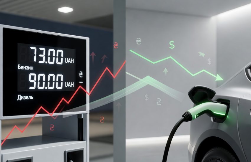 Сколько стоит проехать 100 км: сравнение бензина, дизеля, газа и электро в апреле 2026