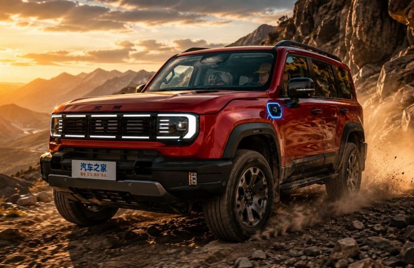 BAIC BJ40 EREV: рамный внедорожник с гибридной тягой и запасом хода 1200 км