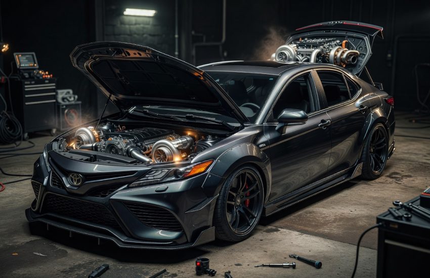 Toyota Camry с двумя двигателями на 700 л.с.: самый странный тюнинг японского бестселлера
