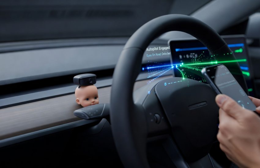 Водители Tesla научились обманывать автопилот игрушечной головой: как это устроено и чем грозит