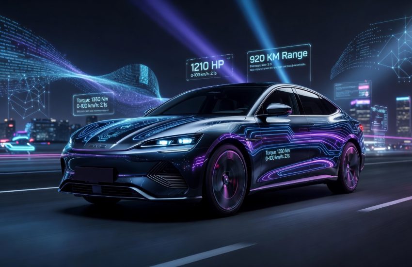 1210 сил и 920 км без подзарядки: китайский электроседан бросил вызов Tesla
