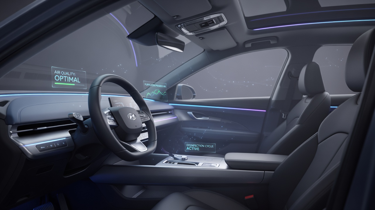 Hyundai и Kia создали систему UV-дезинфекции салона: убивает микробы и запахи