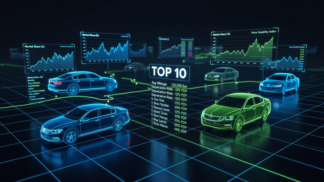 Украинцы скупают подержанные авто до 5 лет: ТОП-10 самых популярных моделей 2026