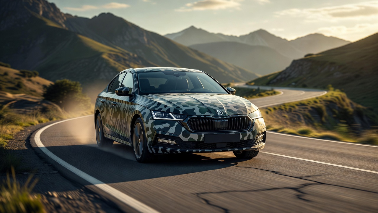Skoda Octavia второй рестайлинг: первые фото, Modern Solid и новый облик бестселлера