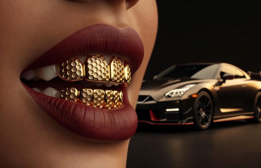 Решетки Nissan превратили в накладки на зубы: необычный маркетинг марки