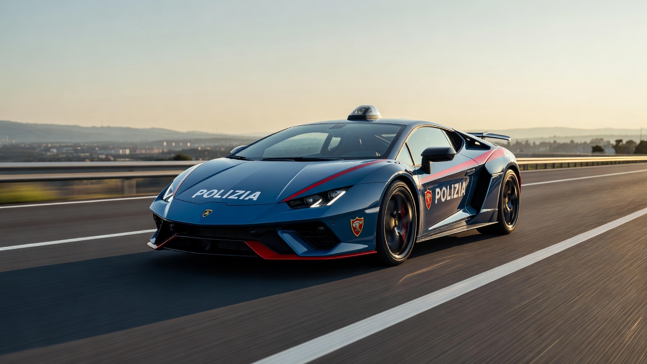 920-сильный Lamborghini поступил на службу в полицию Италии: для чего он нужен на самом деле