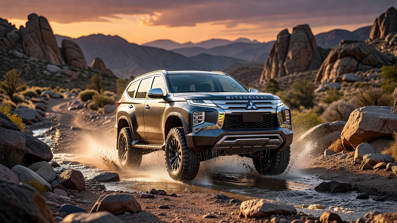 Новый Mitsubishi Pajero представили официально: рама от L200 и огромные экраны в салоне