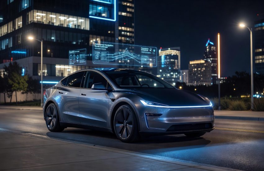 Такси без водителя: Tesla Cybercab вышел на дороги Остина и удивил рекламой