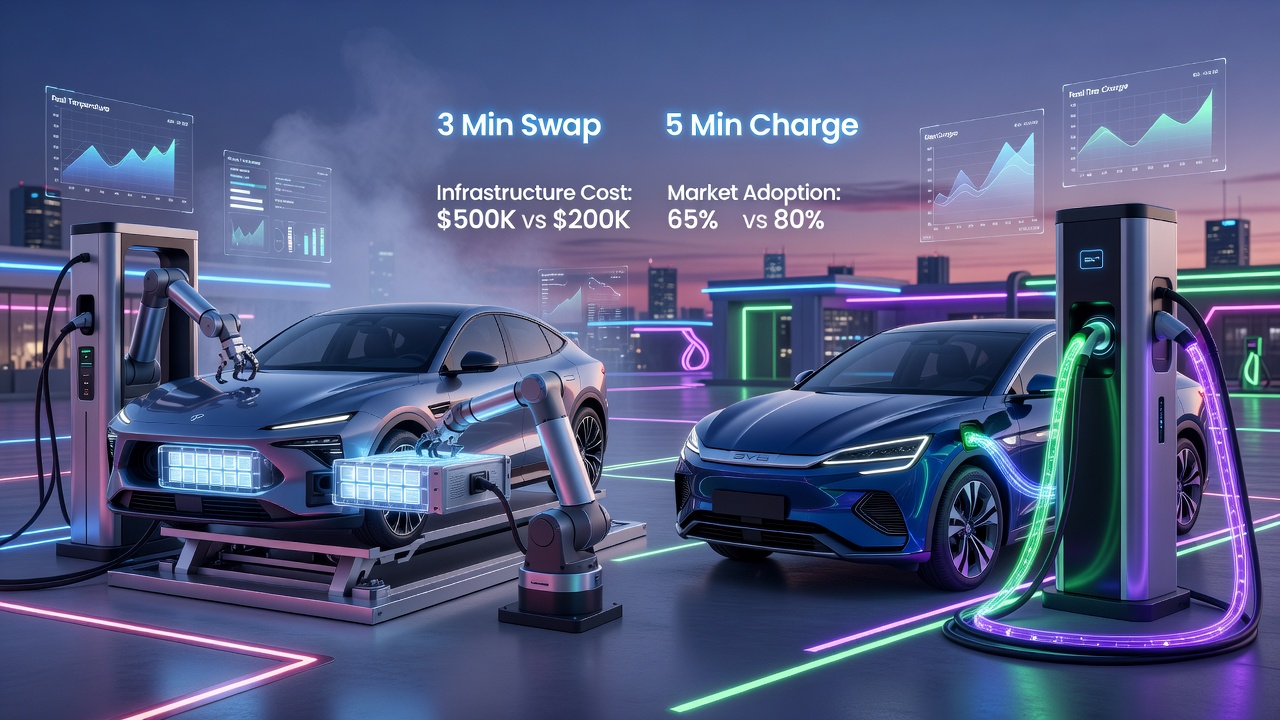 Nio против BYD: что эффективнее — замена батареи или сверхбыстрая зарядка
