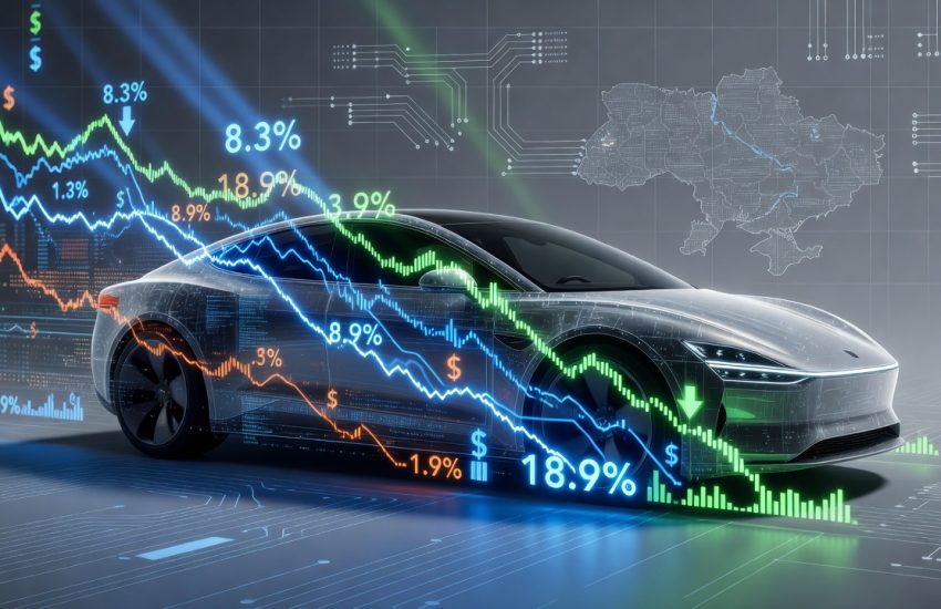 Почему доля новых электромобилей в Украине упала до 8,3%, а Норвегия приближается к 98%